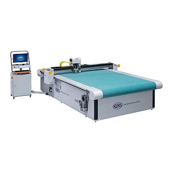 Single ply automatic cutter Cutty 3517 HD with automatic unwinding cradle WW1830